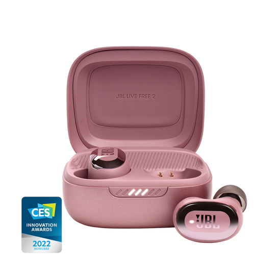 JBL Live Free 2 TWS - Rose - True wireless Noise Cancelling earbuds - Hero image number null